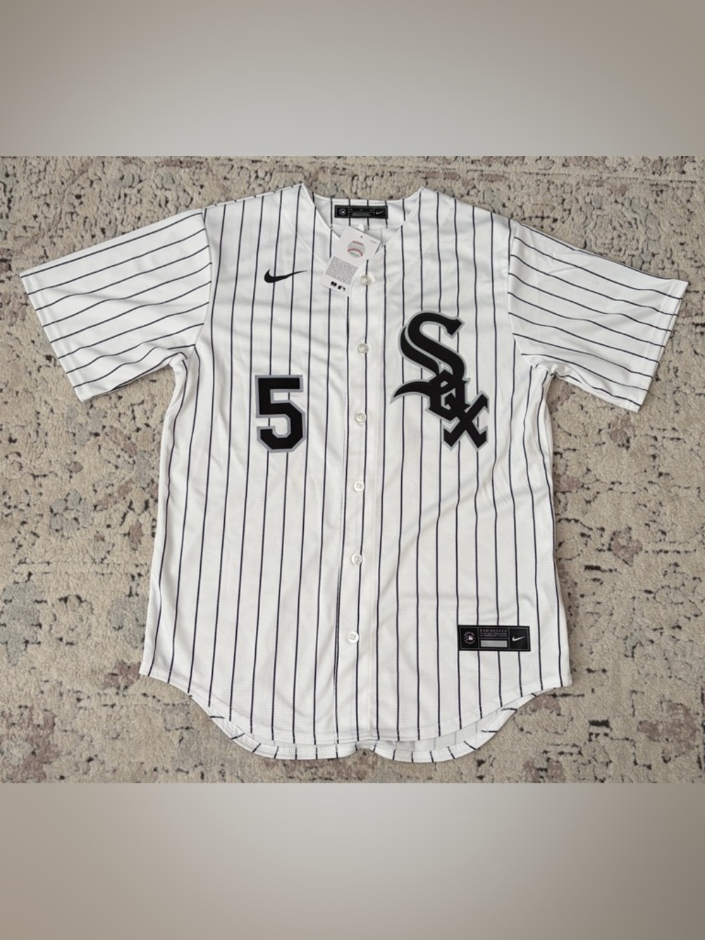 Nike Chicago White Sox Munetaka Murakami #5 Japan Pinstripe Jersey Men's Sz: M